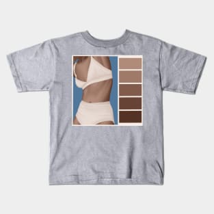 Skin tone medium Kids T-Shirt